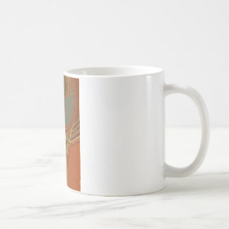 African Traditional Earth Contemporary Art Print Coffee Mug
