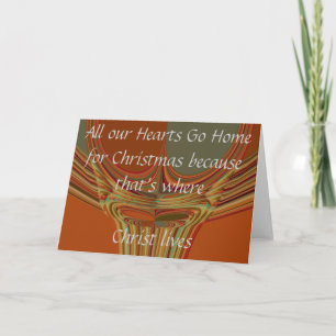 African Traditional Earth Contemporary Art Print Holiday Card