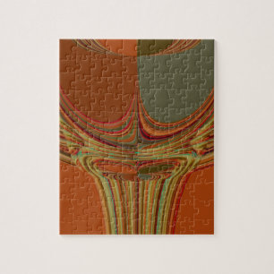 African Traditional Earth Contemporary Art Print Jigsaw Puzzle