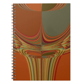 African Traditional Earth Contemporary Art Print Notebook