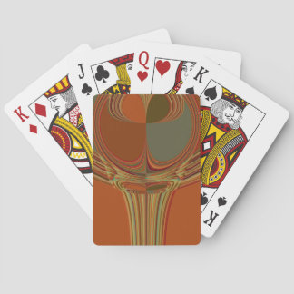 African Traditional Earth Contemporary Art Print Poker Cards