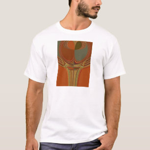 African Traditional Earth Contemporary Art Print T-Shirt