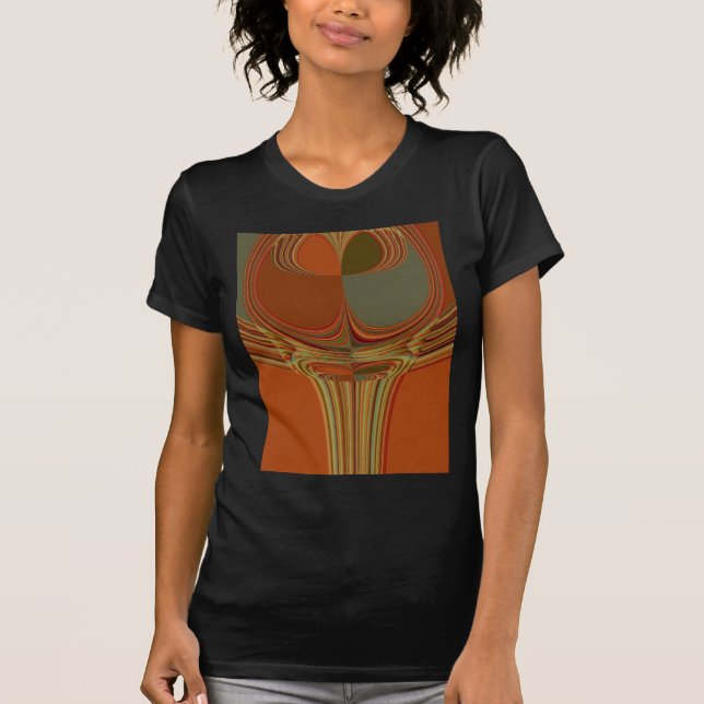 African Traditional Earth Contemporary Art Print   T-Shirt (Front)