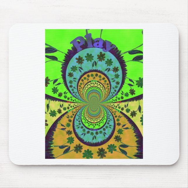 African Traditional Hakuna Matata Colors Mouse Pad (Front)