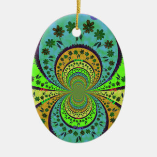 African Traditional Hakuna Matata Colors.png Ceramic Ornament