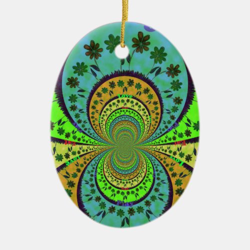 African Traditional Hakuna Matata Colorspng Ceramic Ornament