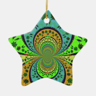 African Traditional Hakuna Matata Colors.png Ceramic Ornament