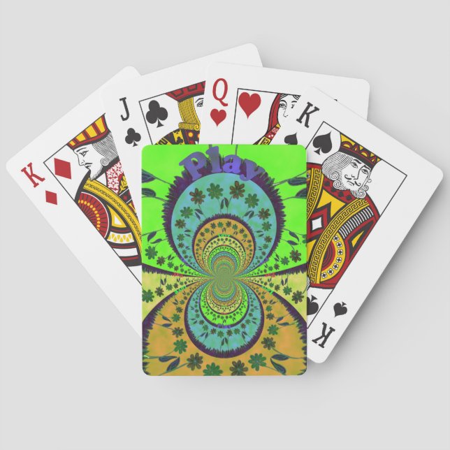 African Traditional Hakuna Matata Colors.png Poker Cards (Back)