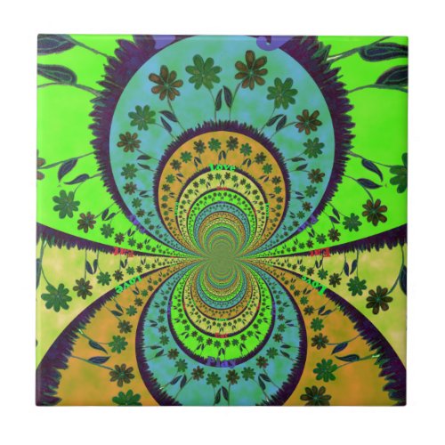 African Traditional Hakuna Matata Colorspng Tile