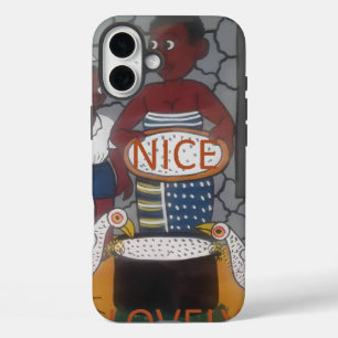 African Traditional Homestead Lifestyle Art Print iPhone 16 Plus Case