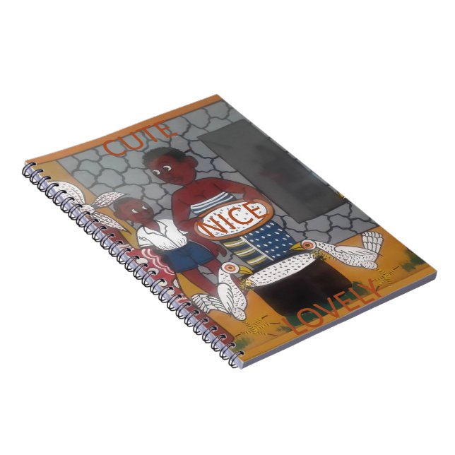African Traditional Homestead Lifestyle Notebook (Right Side)