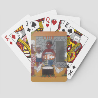 African Traditional Homestead Lifestyle Poker Cards