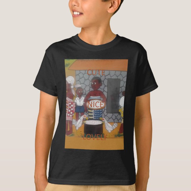 African Traditional Homestead Lifestyle T-Shirt (Front)