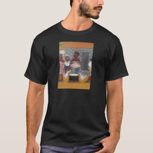 African Traditional Homestead Lifestyle T_Shirt