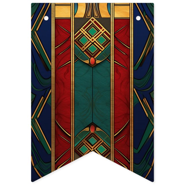 African Traditional Patter Bunting Banner (First Flag)
