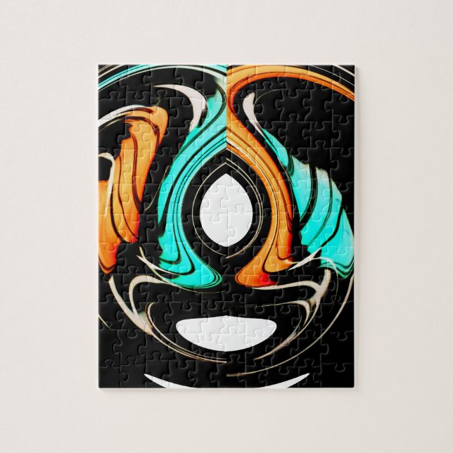 African Traditional Pattern Art Print Jigsaw Puzzle (Vertical)