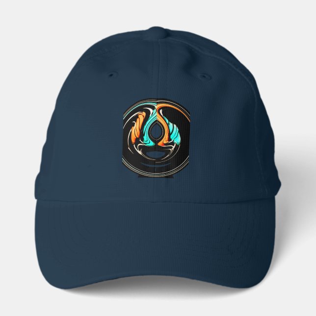 African Traditional Pattern Art Print Performance Cap (Front)