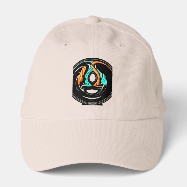 African Traditional Pattern Art Print Performance Cap (Front)