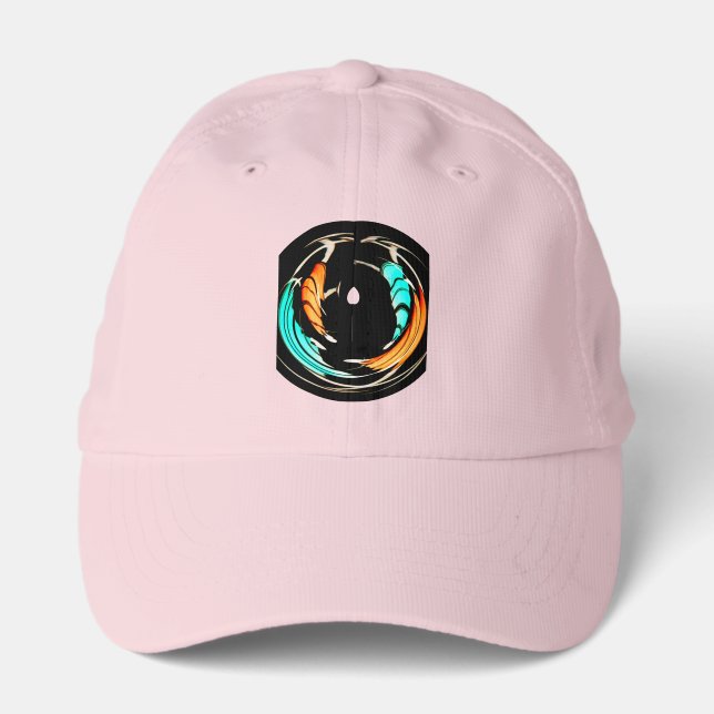 African Traditional Pattern Art Print Performance Cap (Front)