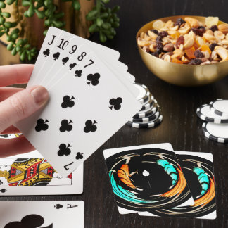African Traditional Pattern Art Print Poker Cards