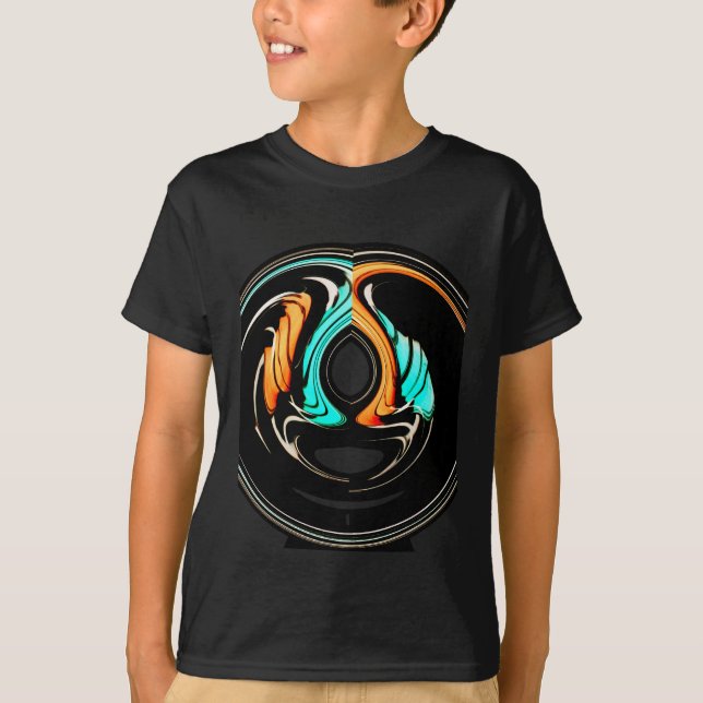 African Traditional Pattern Art Print T-Shirt (Front)