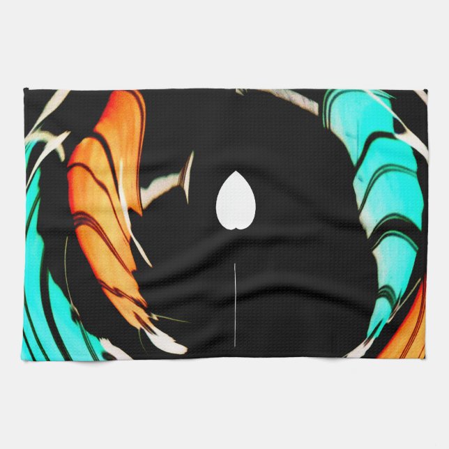 African Traditional Pattern Art Print Towel (Horizontal)