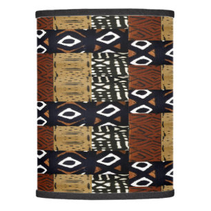 African Tribal Abstract Art Lamp Shade