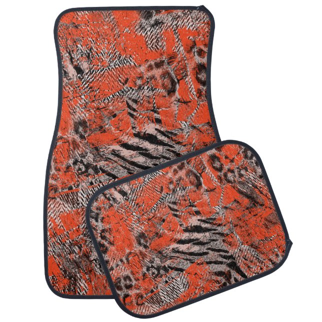 African, tribal. car floor mat (Set)