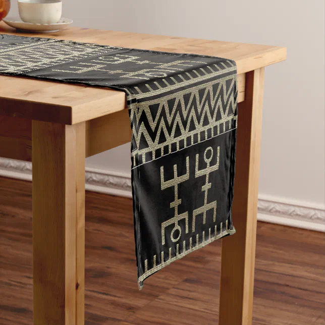 African Tribal Dance Short Table Runner | Zazzle