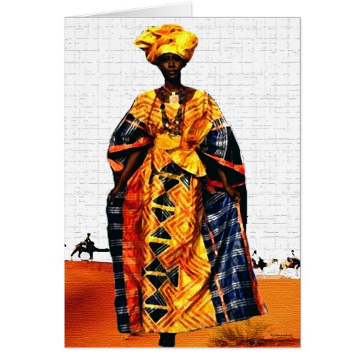 African Tribal Desert Queen Cards (Front)
