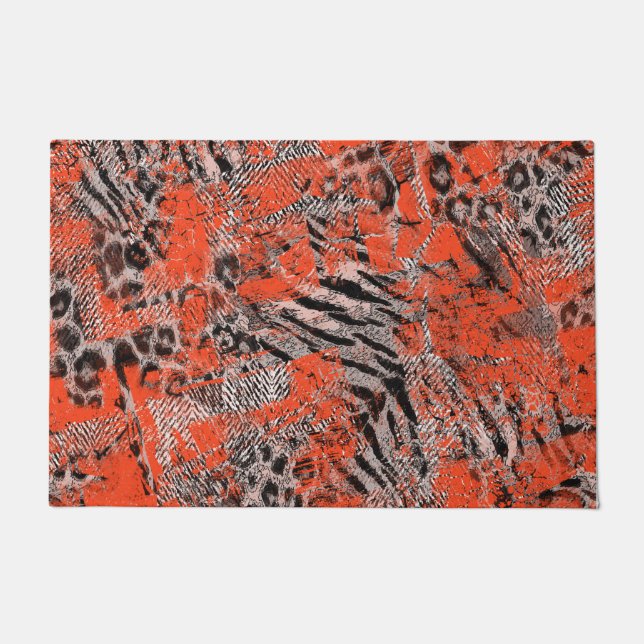 African, tribal. doormat (Front)