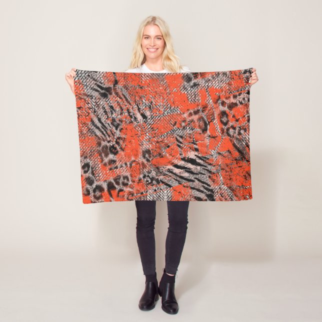 African, tribal. fleece blanket (In Situ)