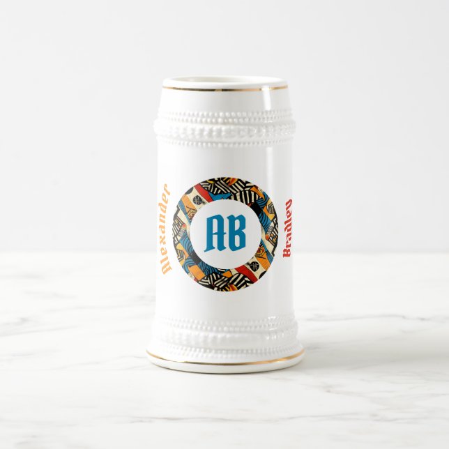 African tribal Fusion Stein (Center)