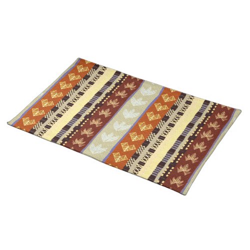 African Tribal Graphic Cloth Placemat