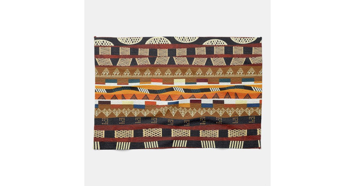 African Tribal Graphic Towel | Zazzle
