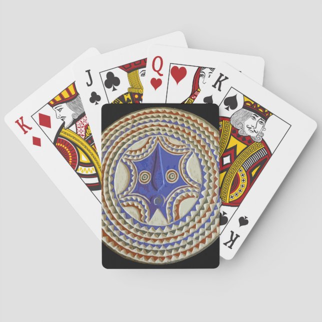 African Tribal Mask Poker Cards (Back)