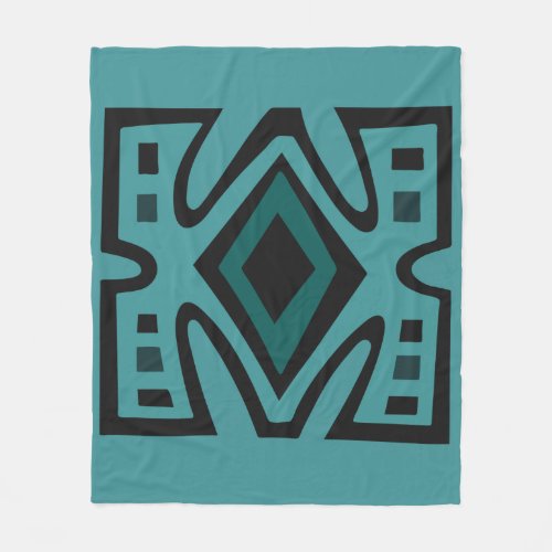 african tribal modern patterns fleece blanket