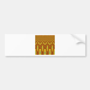 African Tribal Motif Bumper Sticker