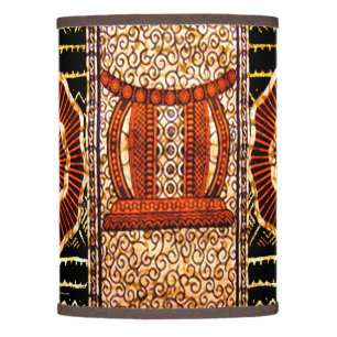 African Tribal Motif Lamp Shade