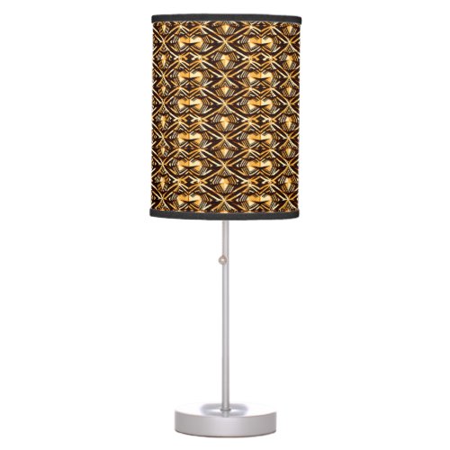 African Tribal Motif   Table Lamp