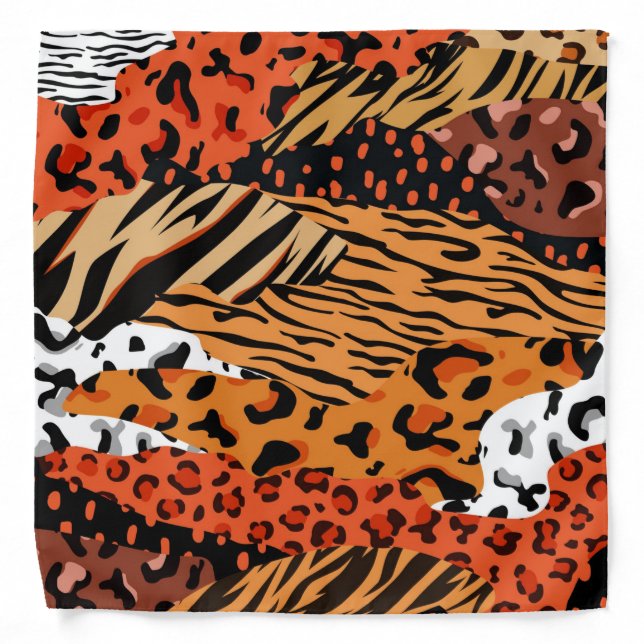 African Tribal Pattern Bandana (Front)