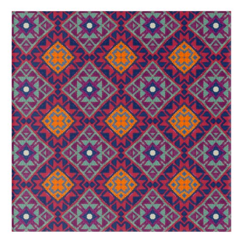 African tribal pattern design acrylic print