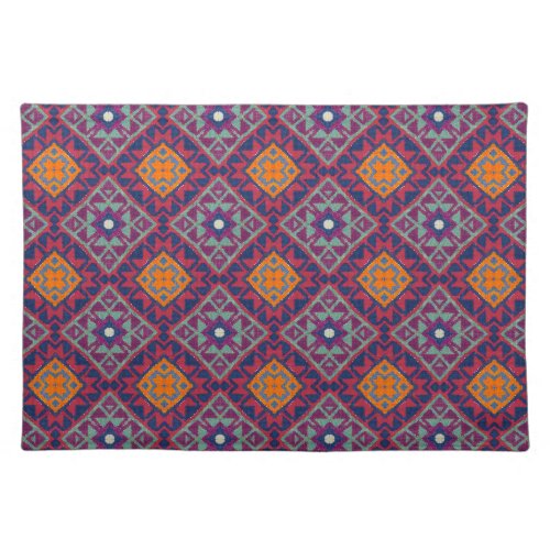 African tribal pattern design cloth placemat