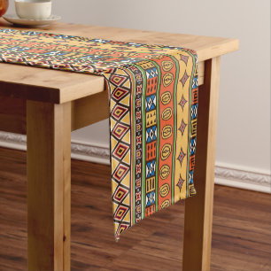 African Tribal pattern home decor table runner
