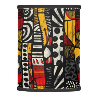 African Tribal Pattern Lamp Shade