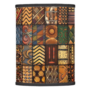 African Tribal Pattern Lamp Shade