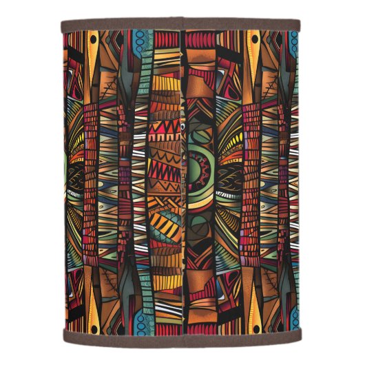African Tribal Pattern Lamp Shade (Back)