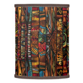 African Tribal Pattern Lamp Shade (Left)