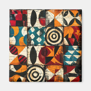 African Tribal Pattern Magnet