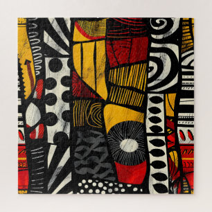 African Tribal Pattern Puzzle